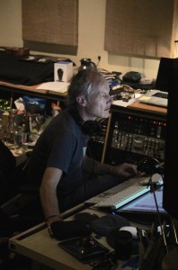 Wolfgang in his studio